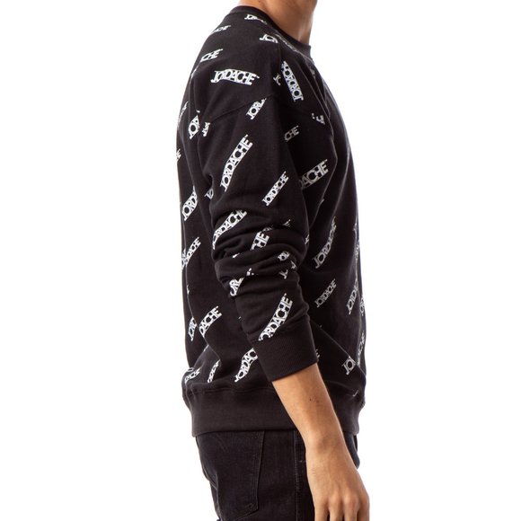 Jordache Vintage Men's All over graphic Sweatshirt - Picture 3 of 8